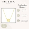 image:imageRae Dunn Tree Necklace for Women 14K Yellow Gold Plated Brass
