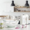 image:imageElectric Hand Mixer Handheld Mixers for Kitchen With Beaters and Whisk Attachments for Cooking and Baking Lightweight Handmixer Labeled BAKE by Rae Dunn GreyCream