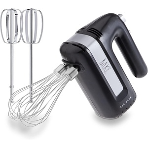 image:imageElectric Hand Mixer Handheld Mixers for Kitchen With Beaters and Whisk Attachments for Cooking and Baking Lightweight Handmixer Labeled BAKE by Rae Dunn GreyBlack
