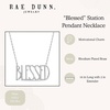 image:imageRae Dunn Inspirational Necklace Motivational Charm Pendant for WomenWhite