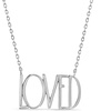 image:imageRae Dunn Inspirational Necklace Motivational Charm Pendant for WomenWhite