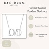 image:imageRae Dunn Inspirational Necklace Motivational Charm Pendant for WomenWhite
