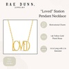 image:imageRae Dunn Inspirational Necklace Motivational Charm Pendant for WomenYellow