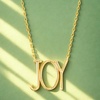 image:imageRae Dunn Inspirational Necklace Motivational Charm Pendant for WomenYellow