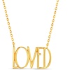 image:imageRae Dunn Inspirational Necklace Motivational Charm Pendant for WomenYellow