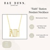 image:imageRae Dunn Inspirational Necklace Motivational Charm Pendant for WomenYellow