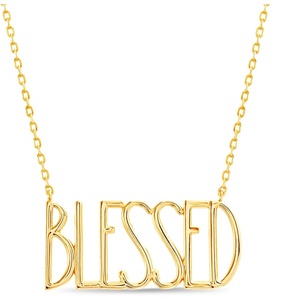 image:imageRae Dunn Inspirational Necklace Motivational Charm Pendant for WomenYellow